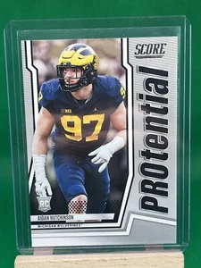 2022 Score Football Aidan Hutchinson Protential Rookie Insert - Bild 1 von 2
