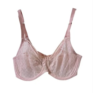 Sujetador Chantelle Parisian Allure Cobertura Completa 3582 32DD Bebé Rosa Coqueta Delicado - Imagen 1 de 3
