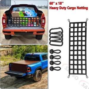 Red de puerta trasera de alta resistencia de 60"" X 18"" red de puerta trasera para plataforma de camioneta pickup, fácil de usar - Imagen 1 de 14