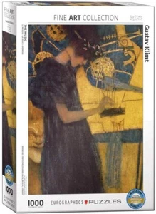 The Music by Gustav Klimt 1000 piece jigsaw puzzle 680mm x 480mm - Picture 1 of 2