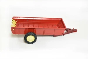 Ertl rot Spielzeug Druckguss Metall Traktor Streuer Anhänger - gelbe Akzente - USA - Bild 1 von 6