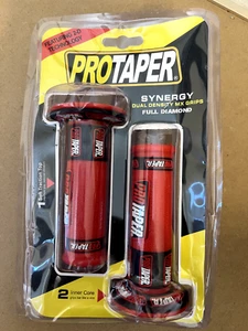 2025 ProTaper Handlebar Grips - Dirt Bike Motorcycle 7/8" (22mm) - Red - Picture 1 of 2