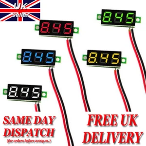 2.5V-30V Mini 0.28 inch LED Digital Voltmeter Voltage Tester Meter Display - Picture 1 of 9