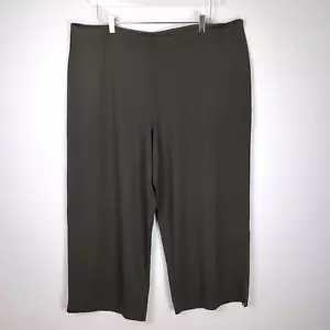 J. Jill Damen Hose 3X dunkeloliv Stretch weites Bein - Bild 1 von 10