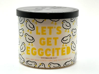 BATH & BODY WORKS LET'S GET EGGCITED MARSHMALLOW FLUFF LARGE 3-WICK 14.5 CANDLE - Image 1 of 4