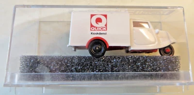 Revell Praline 1/87 H0 80626 Tempo Dreirad Koffer Quick Kioskdienst Nuovo in OVP - Immagine 1 di 3