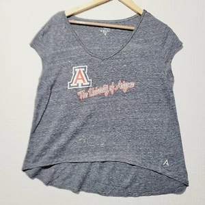 UA University of Arizona Damen Large L Alta Wildcats NCAA grau helles Shirt - Bild 1 von 6
