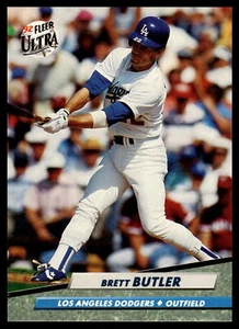 1992 Ultra #209 Brett Butler    Los Angeles Dodgers - Picture 1 of 2