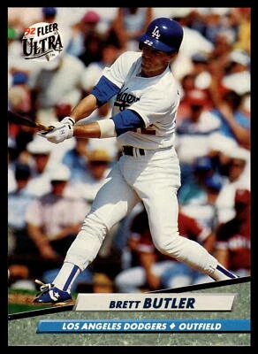 1992 Ultra #209 Brett Butler    Los Angeles Dodgers - Image 1 of 2