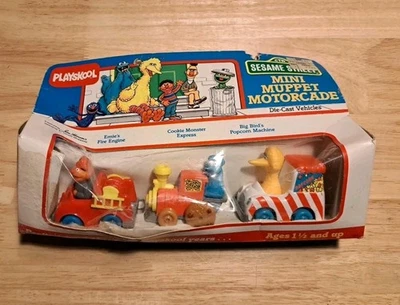 Mini Muppet Motorcade Die Cast Cars Bird Ernie Playskool Sesame Street de colección   Foto 1 de 4