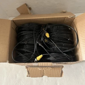 8 Pack of LOREX UL BNC/DC 60 Feet extension cables Security Camera power cords - Picture 1 of 4