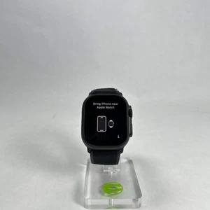 Apple Watch Ultra 2 49 mm débloqué noir titane noir boucle de trail MX4V3LW/A - Photo 1 sur 6