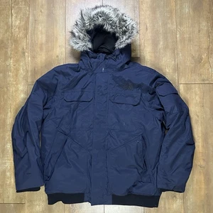 Chaqueta acolchada parka Gotham con capucha The North Face Hyvent azul para hombre XL - Imagen 1 de 11