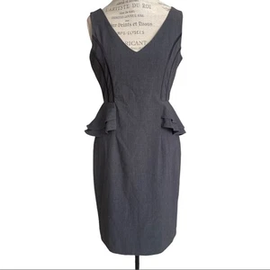 New York & Company Peplum Sleeveless Dress Women's Size 8 NWT - Picture 1 of 10
