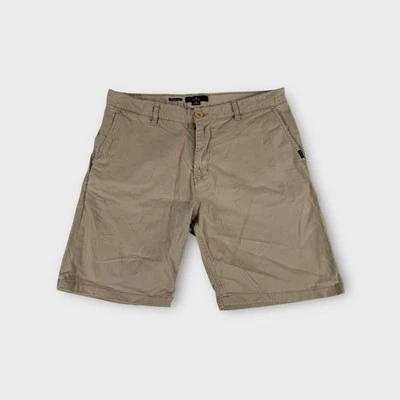 Rip Curl Beige Straight Fit Slash Pocket Cotton Chino Shorts Mens 34 - Image 1 of 4