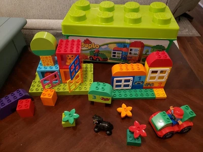 LEGO DUPLO 6071235 All-in-One-Box-of-Fun Container included & 10553 Toddler Set - Image 1 of 4