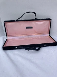 Vintage Victoria' Secret Damen Flussmittel Fell schwarz TEMPTING TREASURES Box siehe Bild - Bild 1 von 19