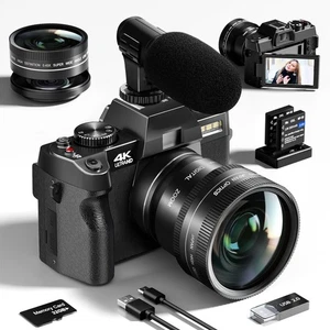 4K Digitalkameras für Fotografie 48MP/60FPS Video Vlogging Kamera für YouTu... - Bild 1 von 7