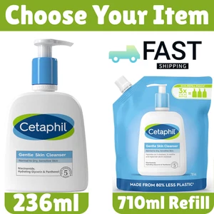 Cetaphil Gentle Skin Cleanser, Face & Body Wash 236ml, For Normal To Dry Skin UK - Picture 1 of 34