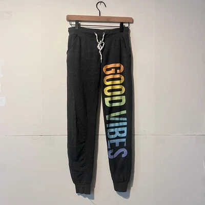 Брюки женские Rue 21 размер XS серые с вышивкой хорошие вибрации подогреватели для бега - Изображение 1 из 4