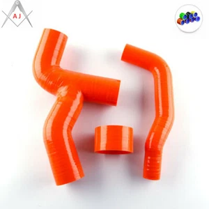 For Subaru WRX GDB VER 7-9 Y-pipe Silicone Intercooler Turbo Hose Orange 00-06 - Picture 1 of 3