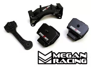 MEGAN REINFORCED ENGINE MOTOR MOUNTS FOR 95-07 SUBARU IMPREZA WRX GC GD 5MT ONLY - Picture 1 of 3