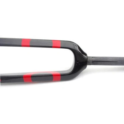 Horquilla rígida de fibra de carbono para bicicleta de montaña ajuste freno de disco 1-1/8 28,6 mm 26/27,5/29 Foto 1 de 4