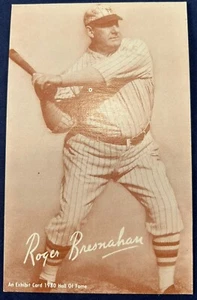 1980 An Exhibit Card Hall of Fame Roger Bresnahan New York Giants - Picture 1 of 6