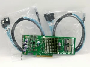 SuperMicro 9207-8I PCI-E 3.0 8 Ports IT Mode PCIe 6Gb/s + 2* SFF8087 SATA Cable - Picture 1 of 7