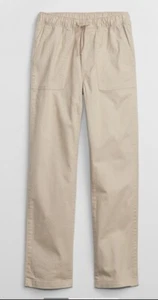 Gap Boys Kids Everyday Utility Pants Sand Khaki Size L Size 10 NWT - Picture 1 of 2