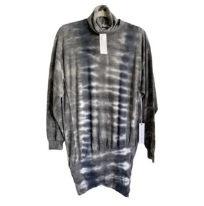 Neu mit Etikett Young Fabulous & Broke Minikleid asymmetrisch Rollkragen Batik Größe S - Bild 1 von 6