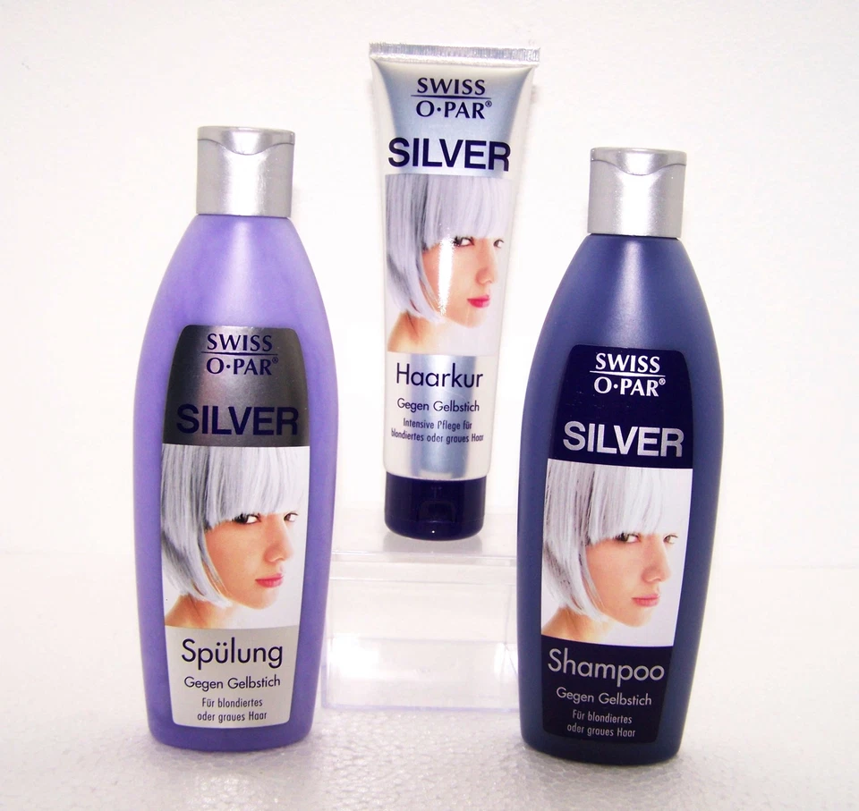 Silber Pflege Swiss-O-Par Pflege Set für graues / blondiertes Haar