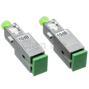 2pcs SC APC female to Male Optica Fixed Attenuator Fiber Connector Fiber Coupler - Picture 1 of 5