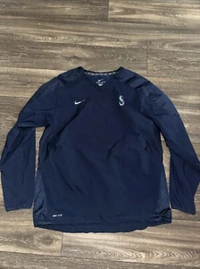 Nike Dri Fit Seattle Mariners Pullover Jacket Men’s Large #CC - Picture 1 of 4