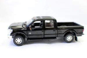 Metal 1/64 Ford F250 Pickup Truck Double Seat Black Diecast Alloy Toy Model Gift - Picture 1 of 16