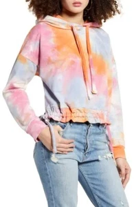 BLANKNYC Rainbow Sweet Spot Tie Dye Sudadera con Capucha Nueva con Etiquetas Talla Pequeña - Imagen 1 de 5