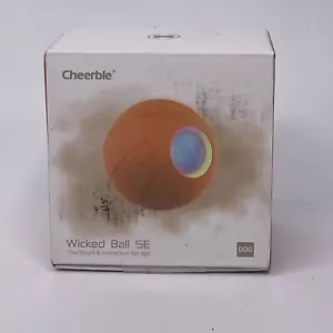 Cheerble Wicked Ball SE-Orange Smart& Interactive Pet Ball - Picture 1 of 5