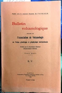 (Geologia) BULLETIN VOLCANOLOGIQUE - TOME XXVI - Napoli 1963 - Imagen 1 de 1