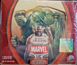 Marvel VS Web of Origins CCG Trading Cards Sealed WAX Box Standard Ed. - Picture 1 of 8