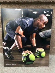 Nike Rare Vintage 20x16 2008 Adrian Peterson Supershot Cardboard Backed Poster  - Picture 1 of 5