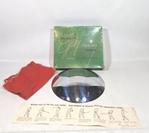 Vtg Master Eye Mirror Swing Putting Golf Practice Alignment Check Training Aid - Foto 1 di 5