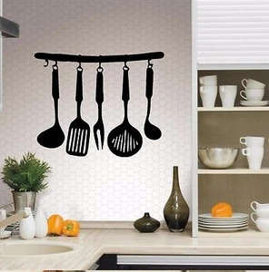 Cooking Utensils ~ Wall or Window Decal - Picture 1 of 4