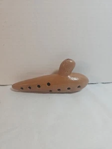 Vintage Hand Crafted Pottery Ocarina Wind Flute - Picture 1 of 9