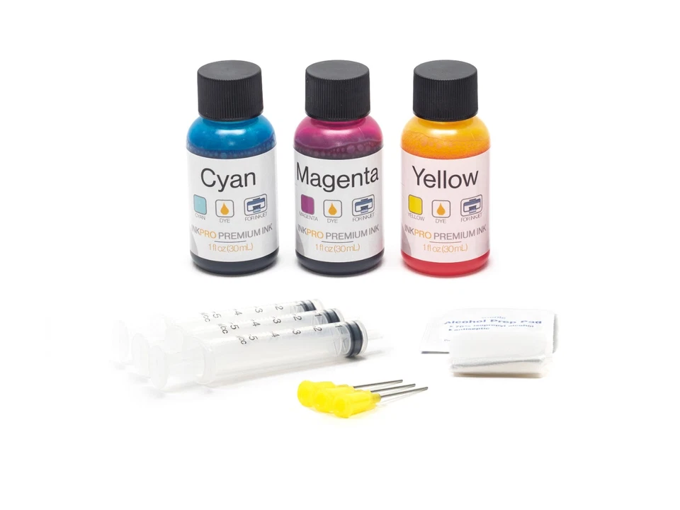 Hyrax Trading  Premium Tri-Color Ink Refill Kit for HP 110 30ml - Image 1 of 1