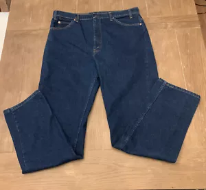 Jeans vintage Levis Orange Tab 505 USA blu 40x34 denim scuro leggermente usati - Foto 1 di 9