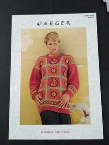 Jaeger DK Fairisle Ladies Long Jumper Knitting Pattern B6358 - Picture 1 of 1