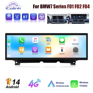 14.9'' 8 Core Car Stereo For 7 Series F01 F02 2009-2015 CIC NBT Wireless Carplay Sat Nav - Picture 1 of 21
