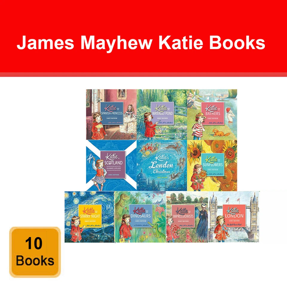 James Mayhew Katie Series 10 Books Collection Set Pack Inc London Christmas