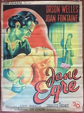 Poster Jane Eyre Joan Fontaine Orson Welles Robert Stevenson 23 5/8x31 1/2in