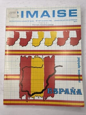 VTG RARE 1983 Cimaise Magazine No 167 French Art + Architecture Special Issue V2 - Image 1 of 4
